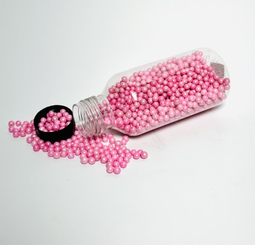 Shine Pink Pearls 3mm 65gm - BNBA
