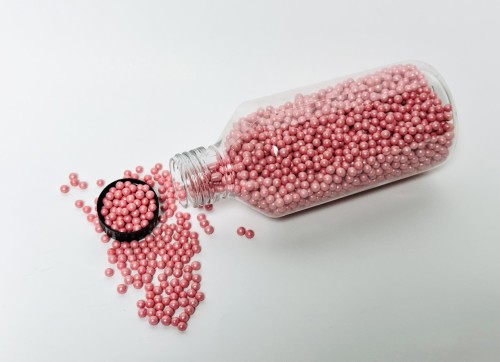 Shine Ruby Pearls 3mm 120gm - BNBA