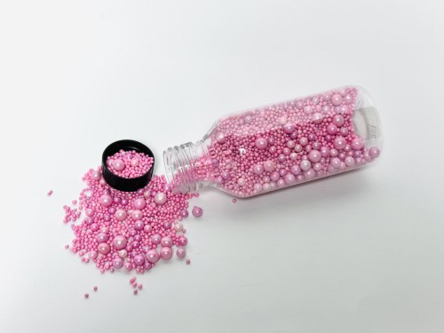 Shine Pink Mix Pearls 65gm - BNBA