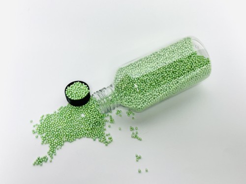 Shine Green Pearls 1mm 120gm - BNBA