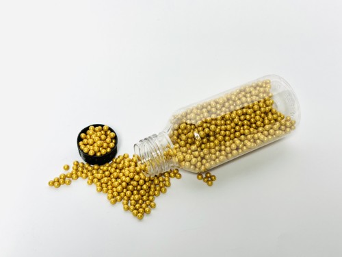 Gold Pearls 3mm 65gm - BNBA