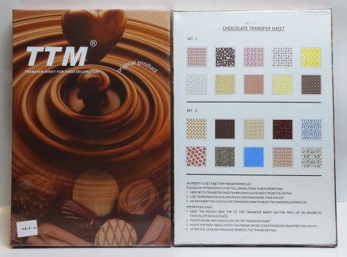 TTM Chocolate Transfer Sheet SET-A (Pack of 50pcs) - BNBA