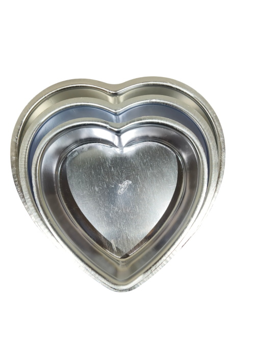 Heart Shape Cake Tin Set of 3pcs - BNBA