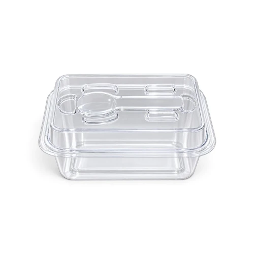 Plastic Pudding Cup With Lid (Pack Of 10pcs) - BNBA