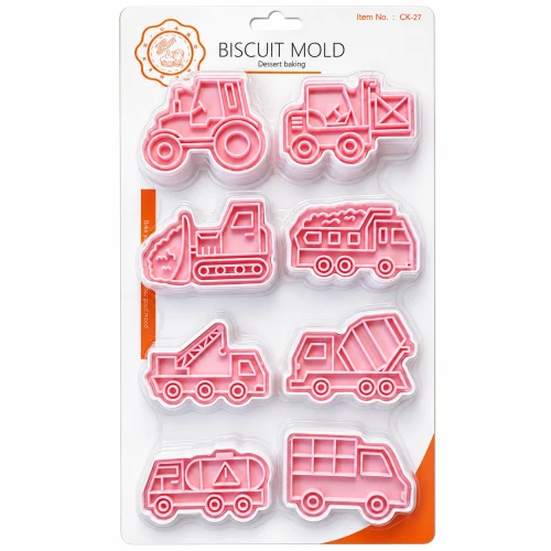 8pc Cookie Cutter/Truck Shape Cutter - BNBA