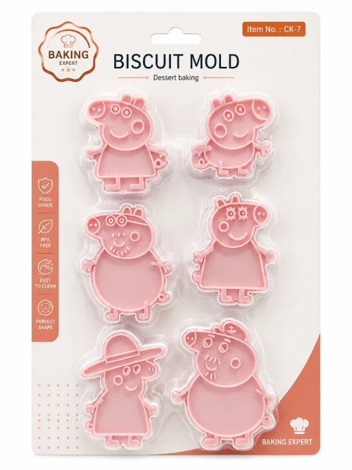 8pc Cookie Cutter/Peppa Pig Shape Cutter - BNBA