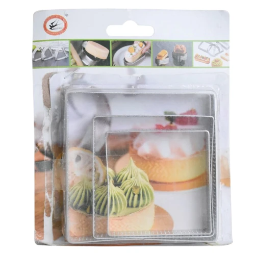 3pc Tart Rings Square Shape - BNBA