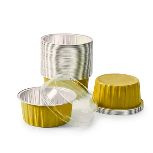 Bake n Serve Aluminium Container with Lid (Pack Of 100pcs) - BNBA